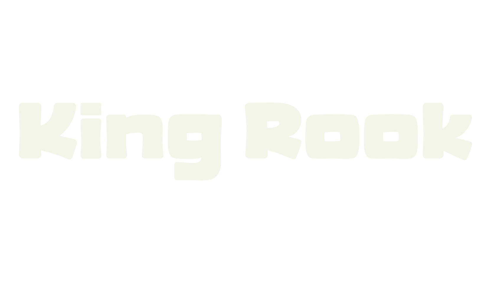 King Rook, dripping font preview