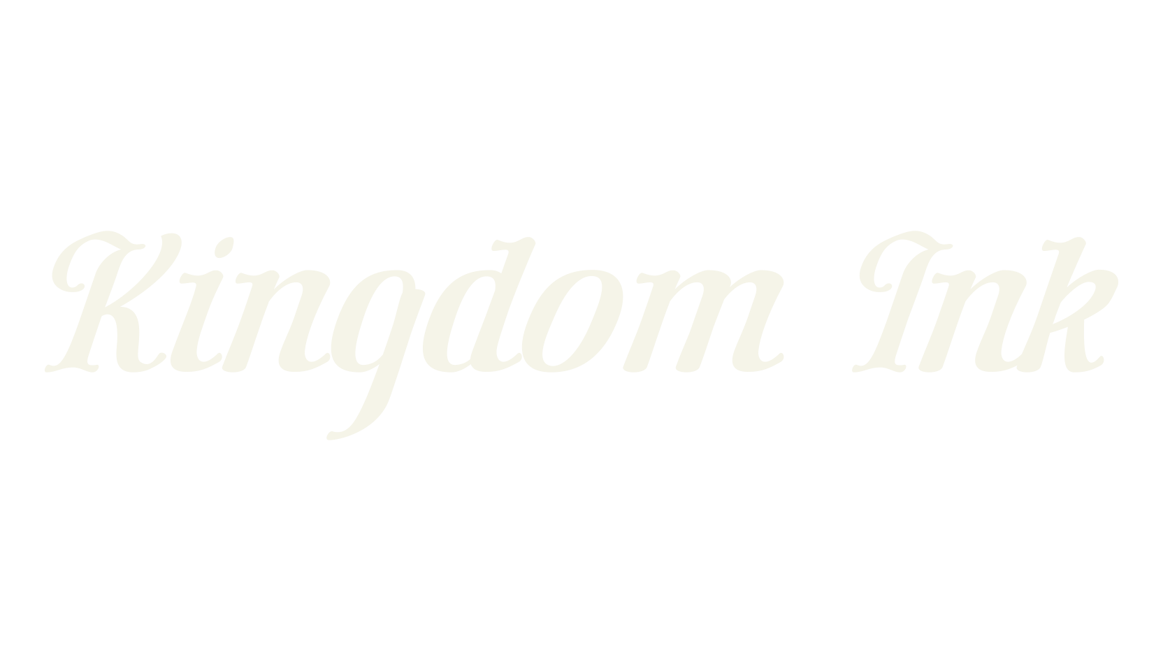 Kingdom Ink, fashion script font preview