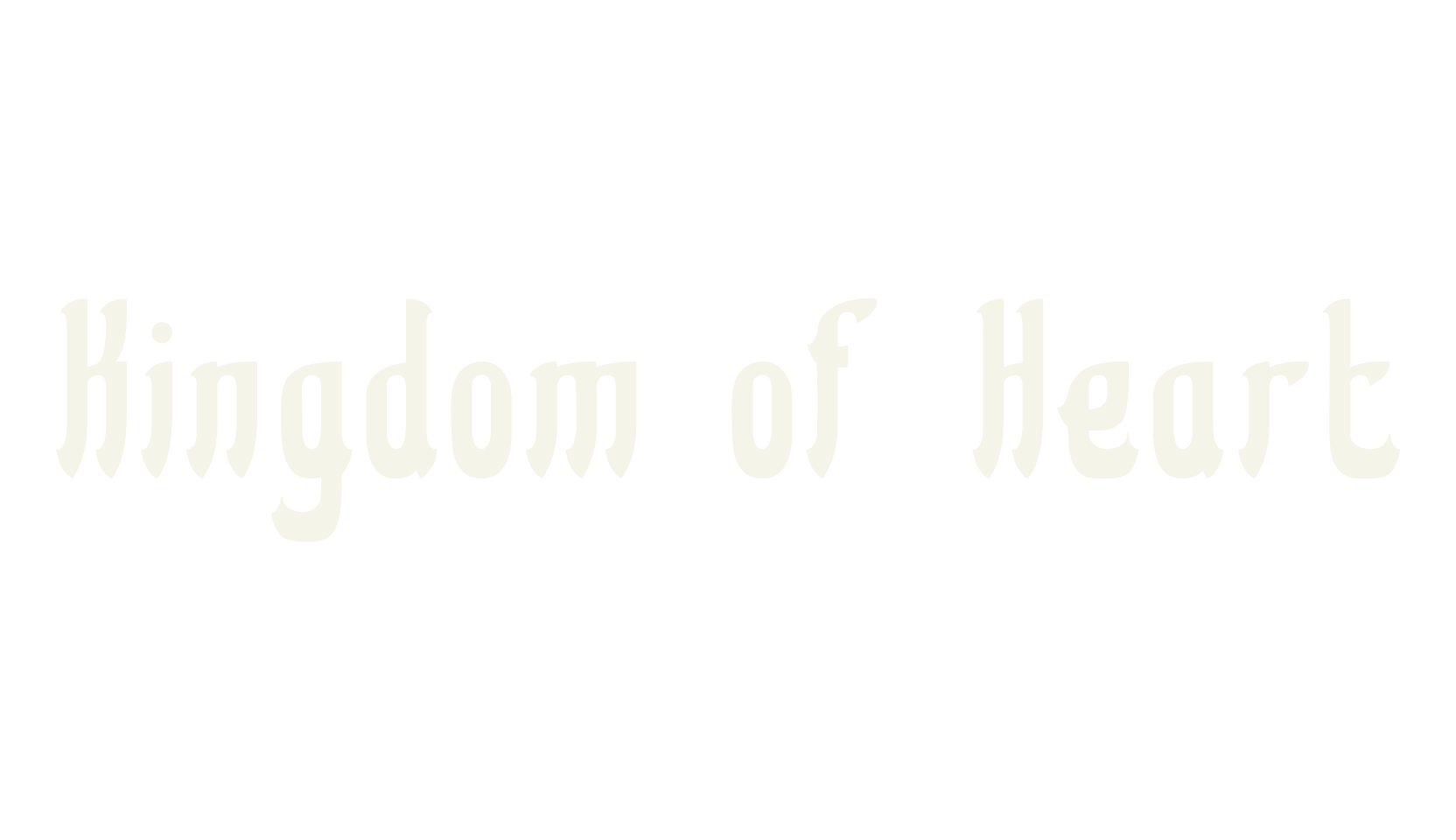 Kingdom of Heart, fantasy font preview