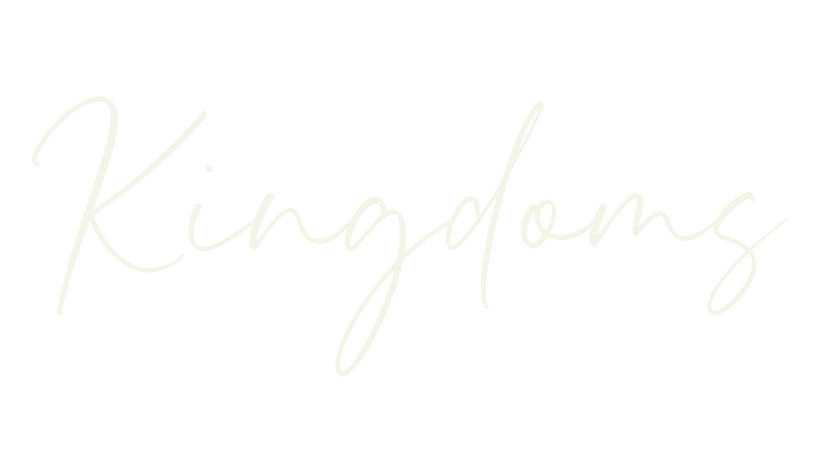 Kingdoms, modern calligraphy font preview