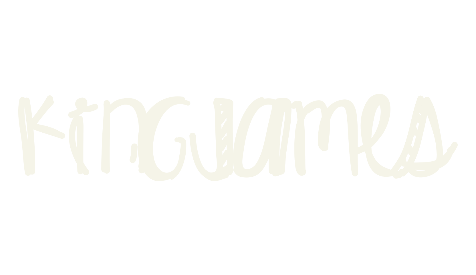 KingJames, handwritten font preview