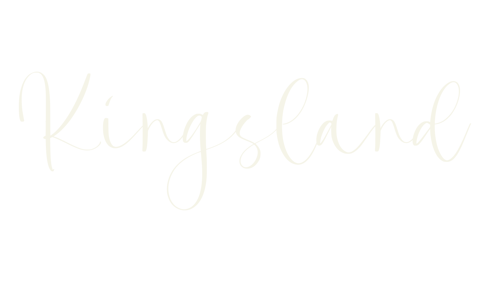 Kingsland, fashion script font preview