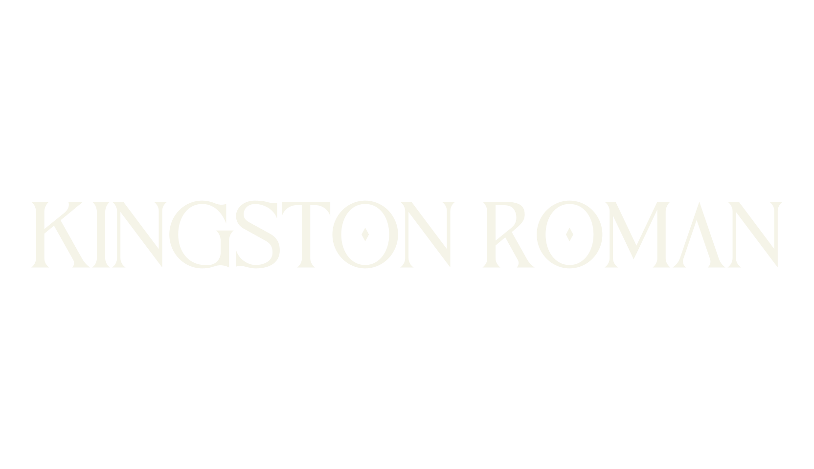 Kingston Roman, serif font preview