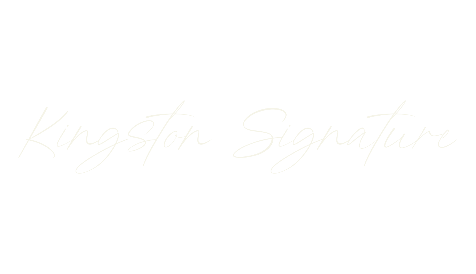 Kingston Signature, cursive font preview