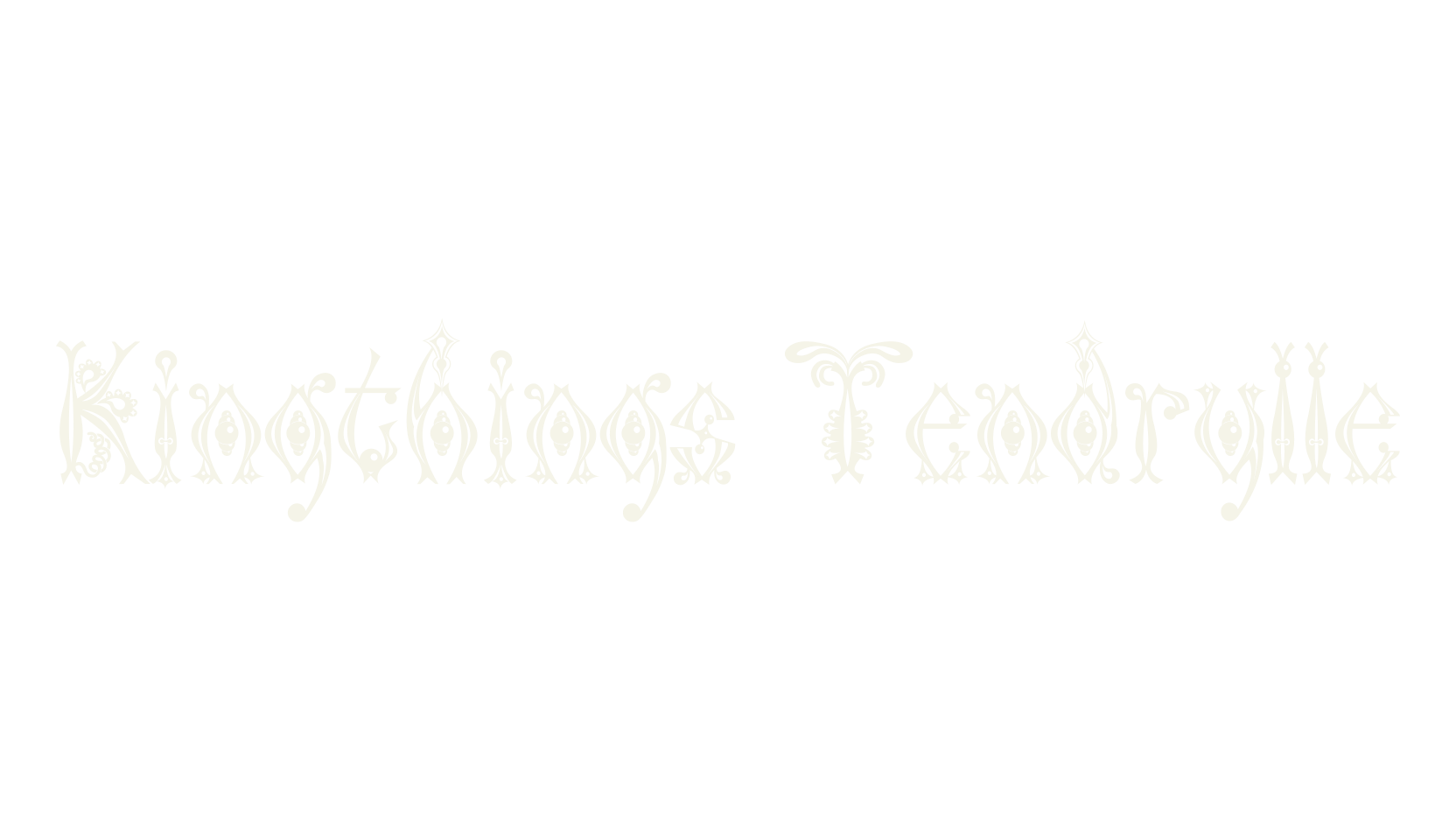 Kingthings Tendrylle, display market font preview