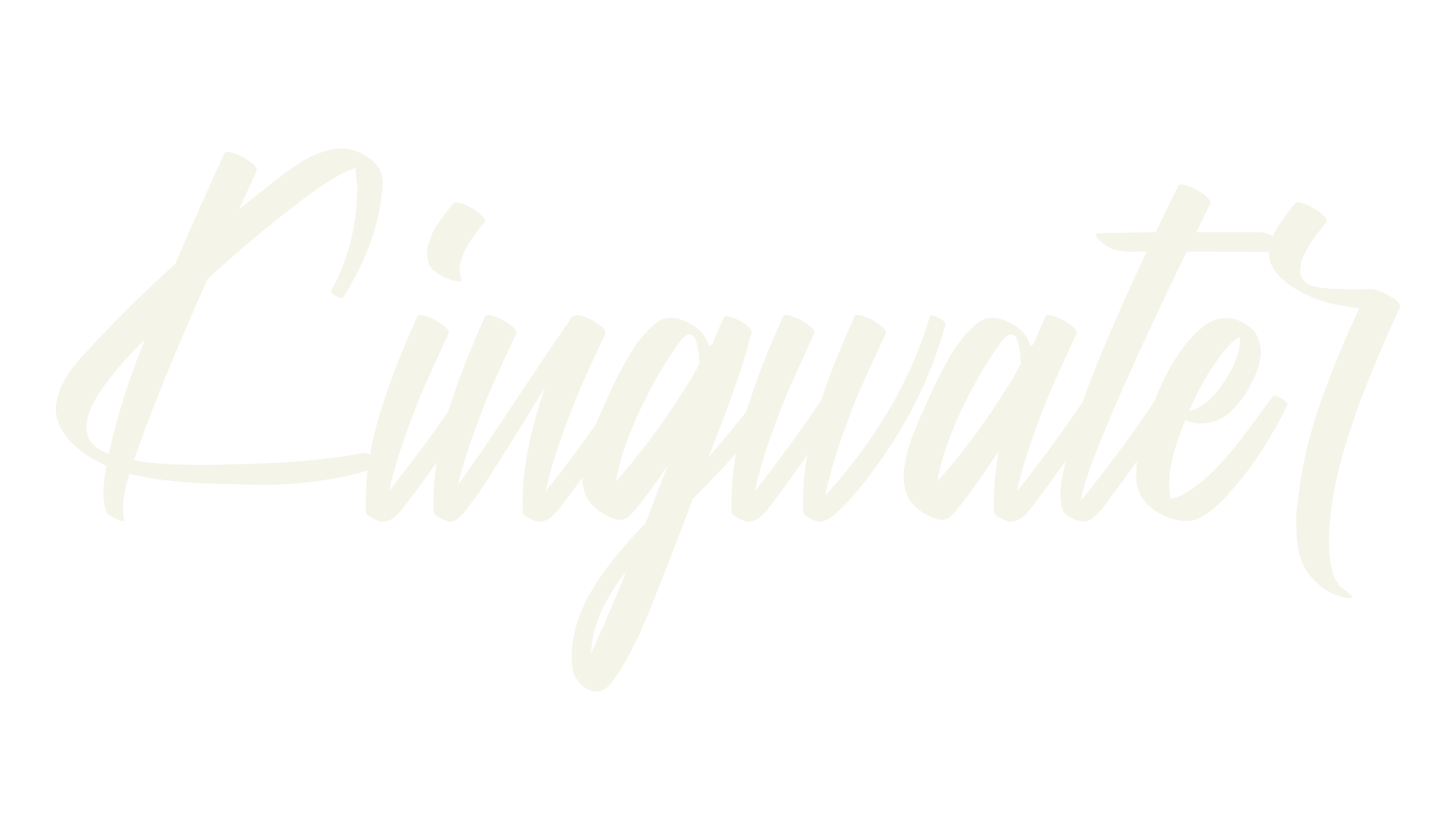 Kingwater, signature font preview