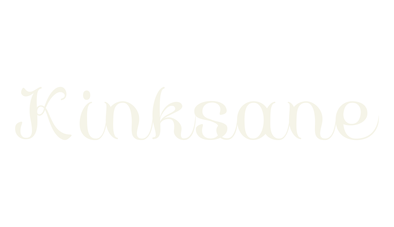 Kinksane, calligraphy font preview