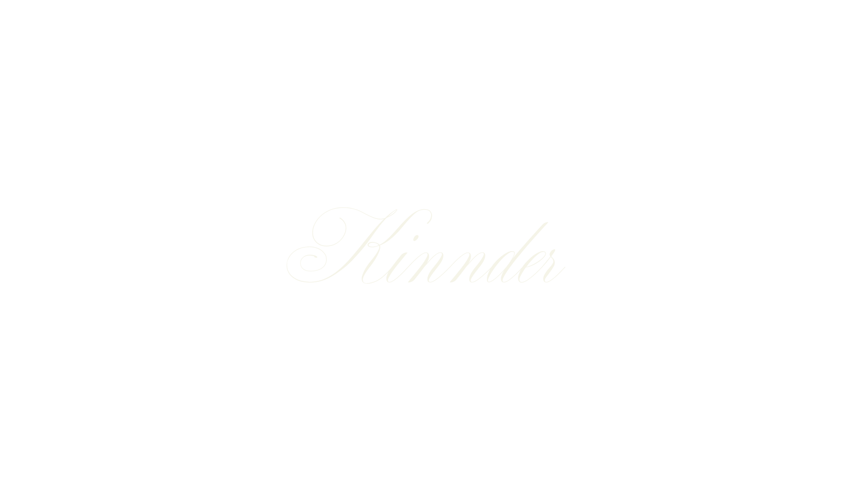 Kinnder, calligraphy font preview