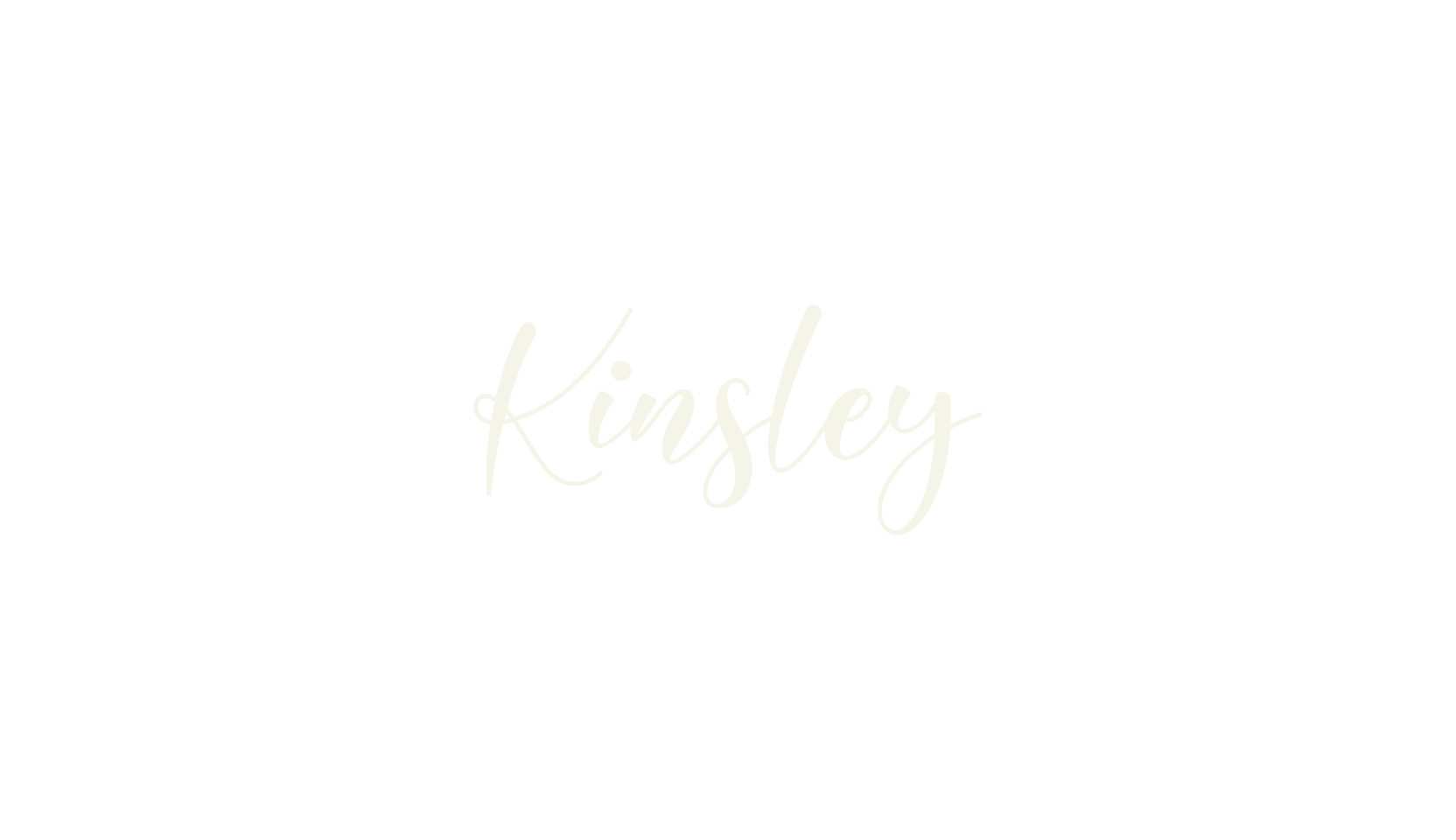 Kinsley, flower font preview