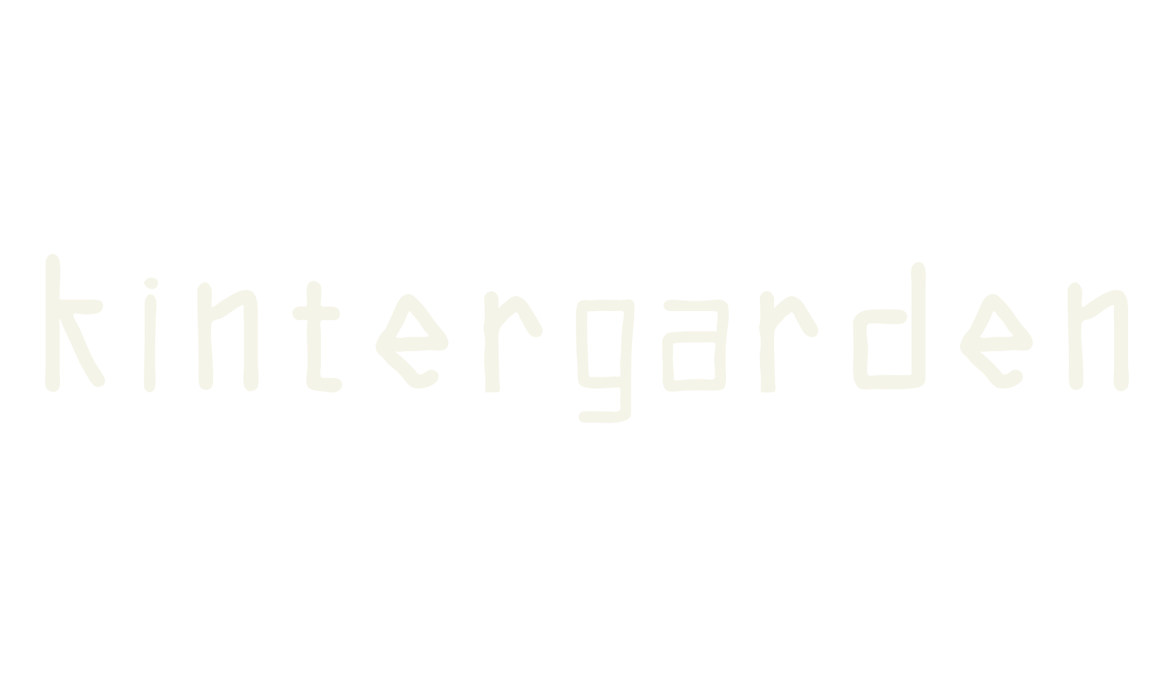 kintergarden, children font preview