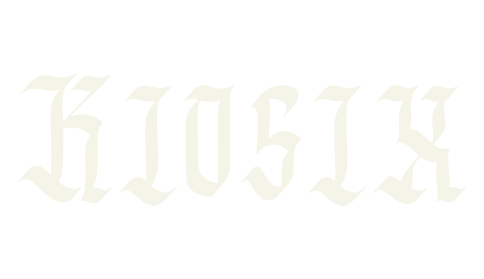Kiosix, tattoo font preview