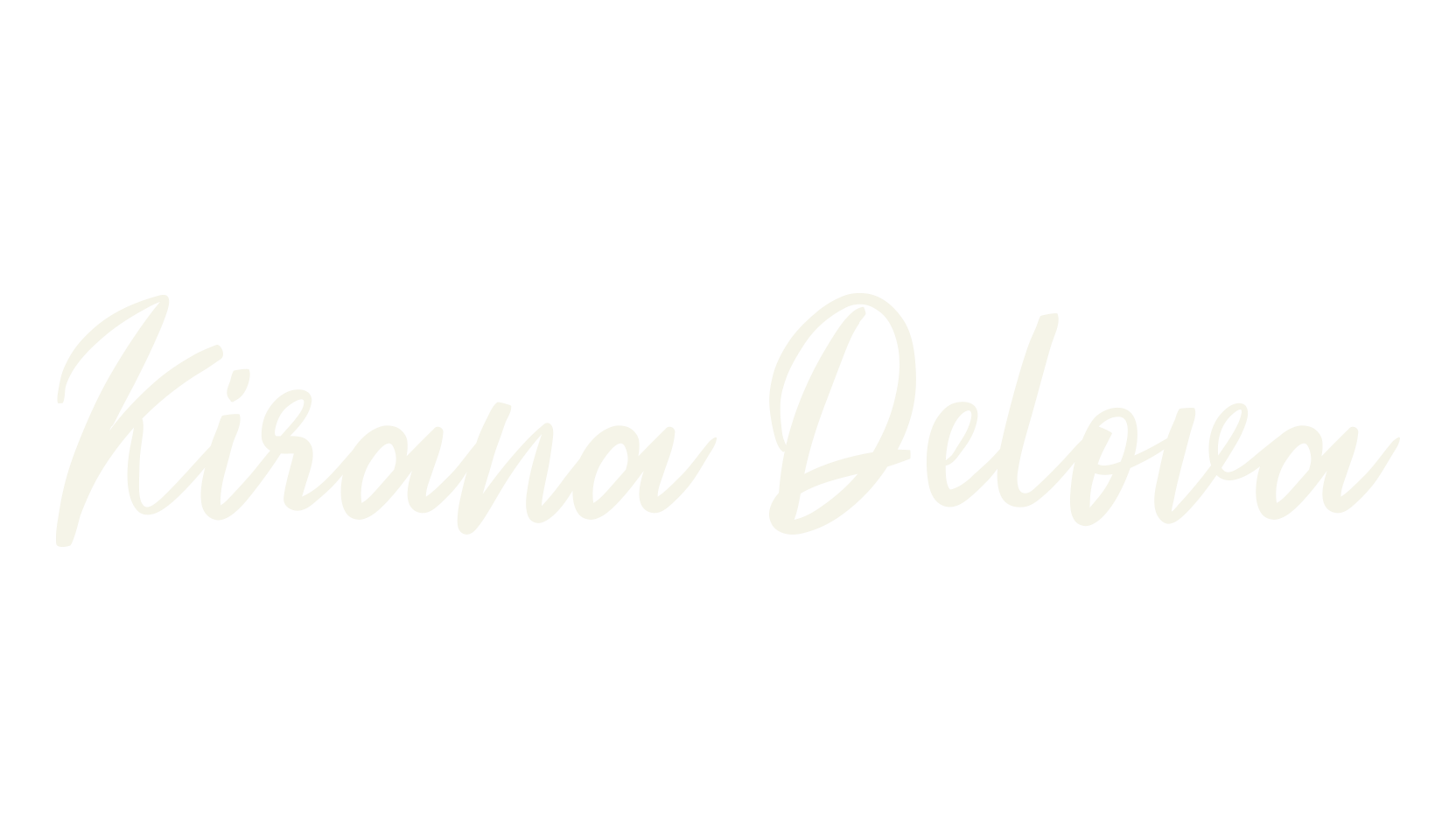 Kirana Delova, pretty font preview