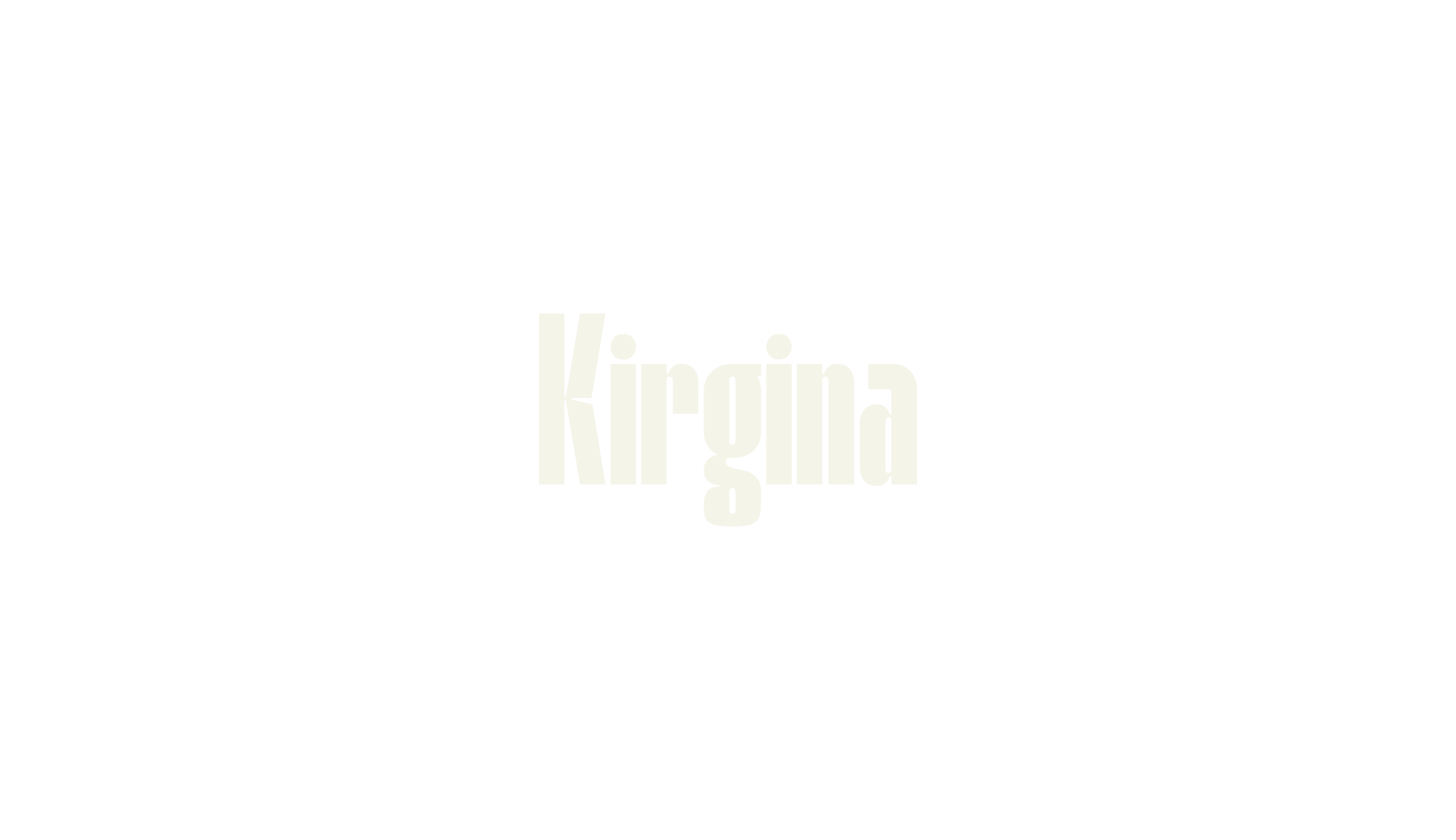 Kirgina, condensed font preview