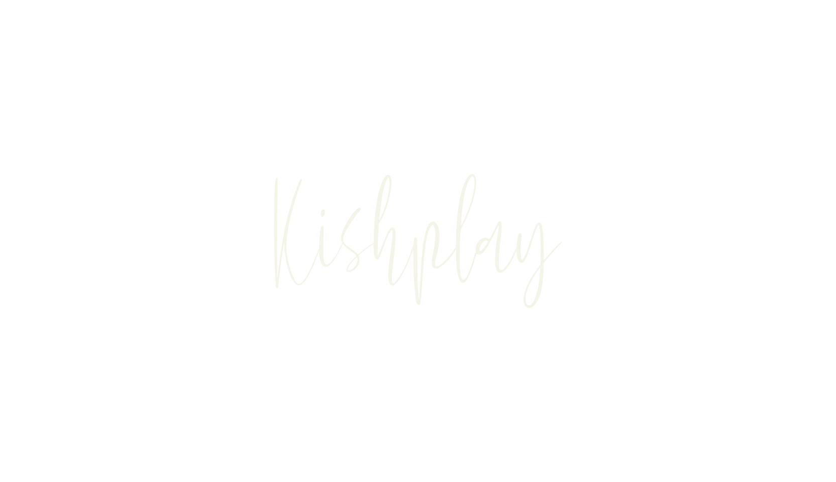 Kishplay, number font preview