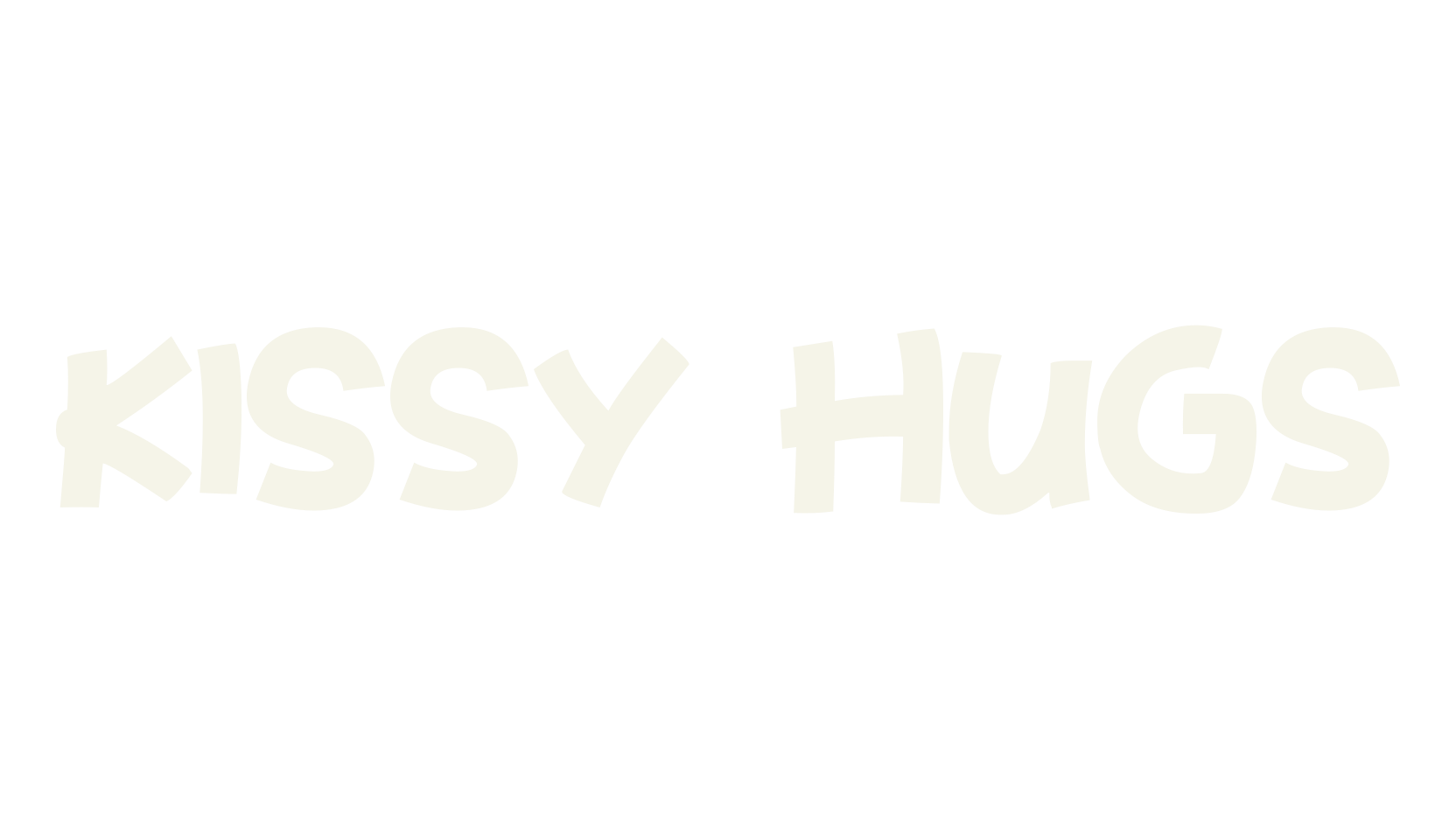 Kissy Hugs, display market font preview