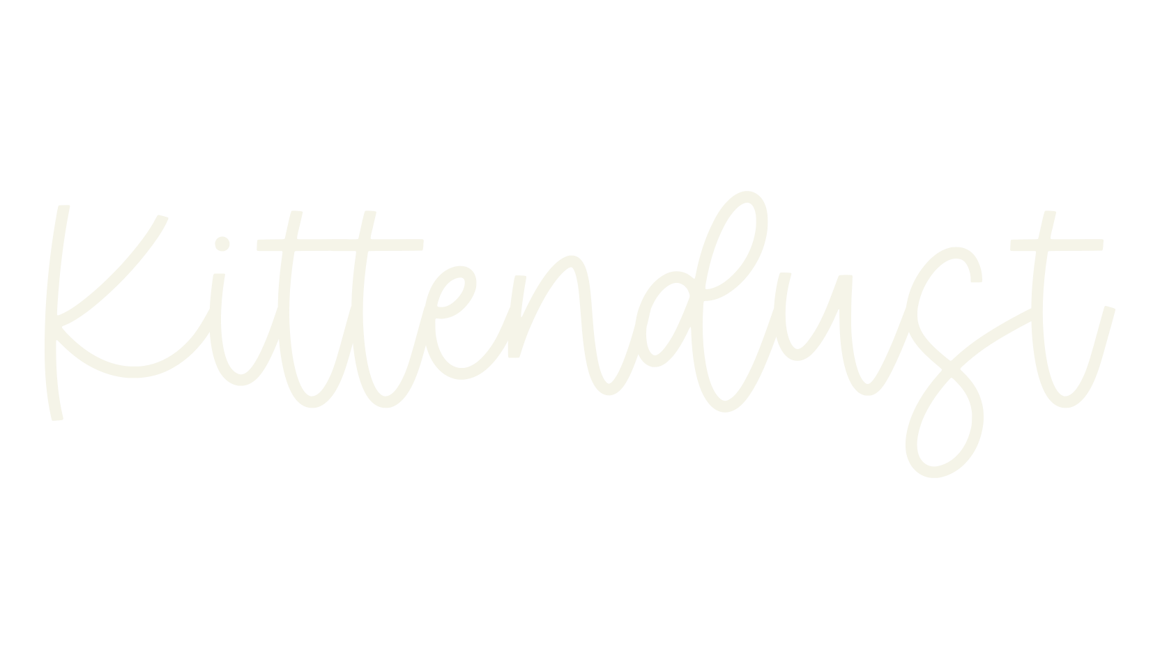 Kittendust, typography font preview