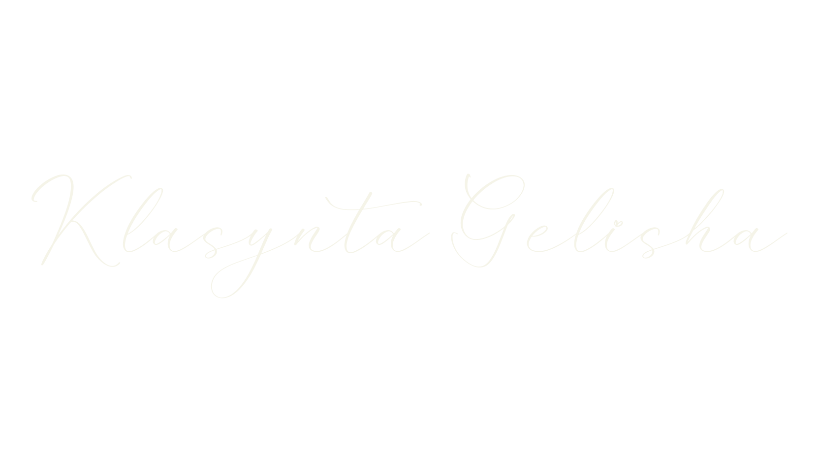 Klasynta Gelisha, script font preview