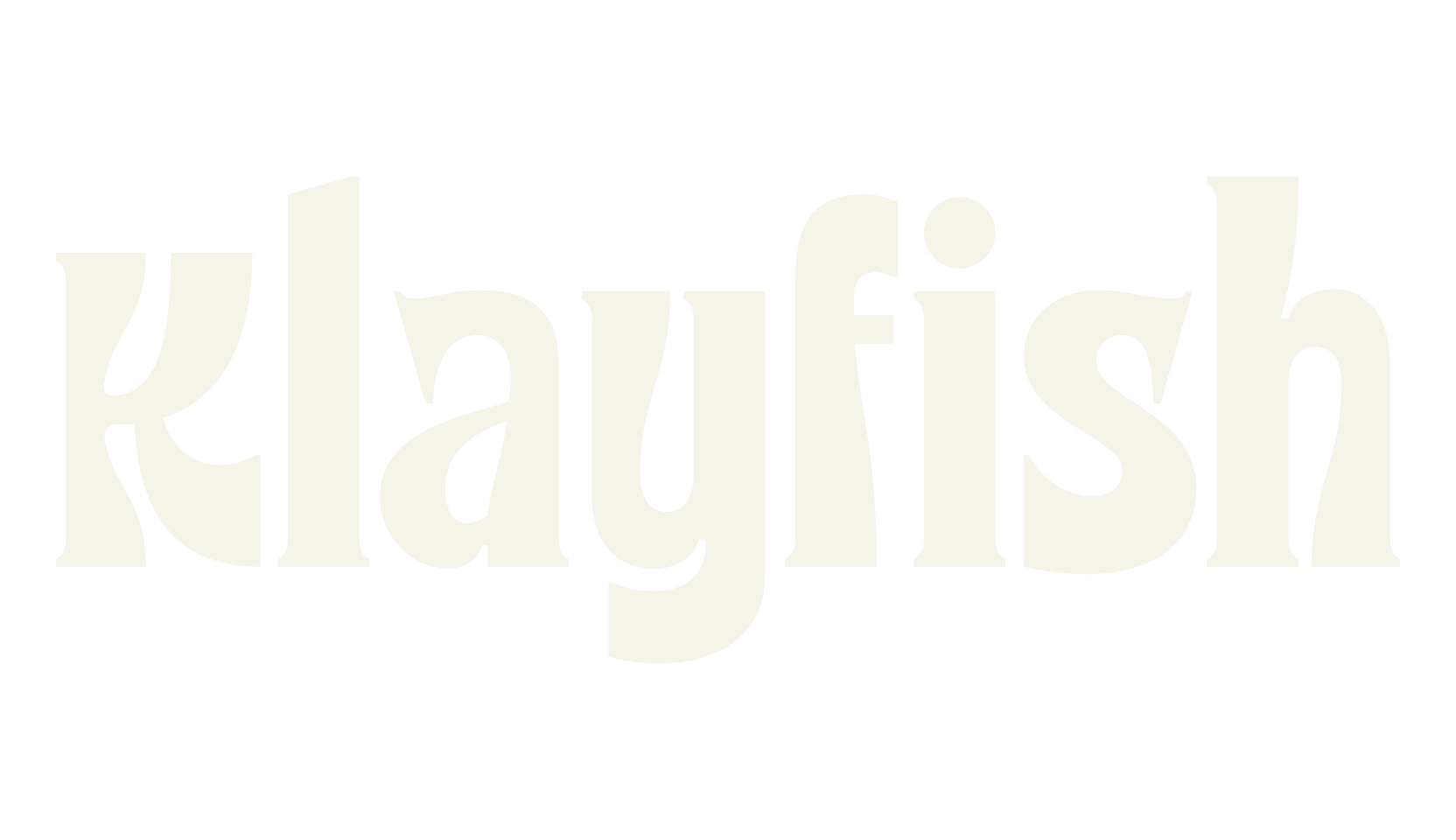 Klayfish, funky font preview
