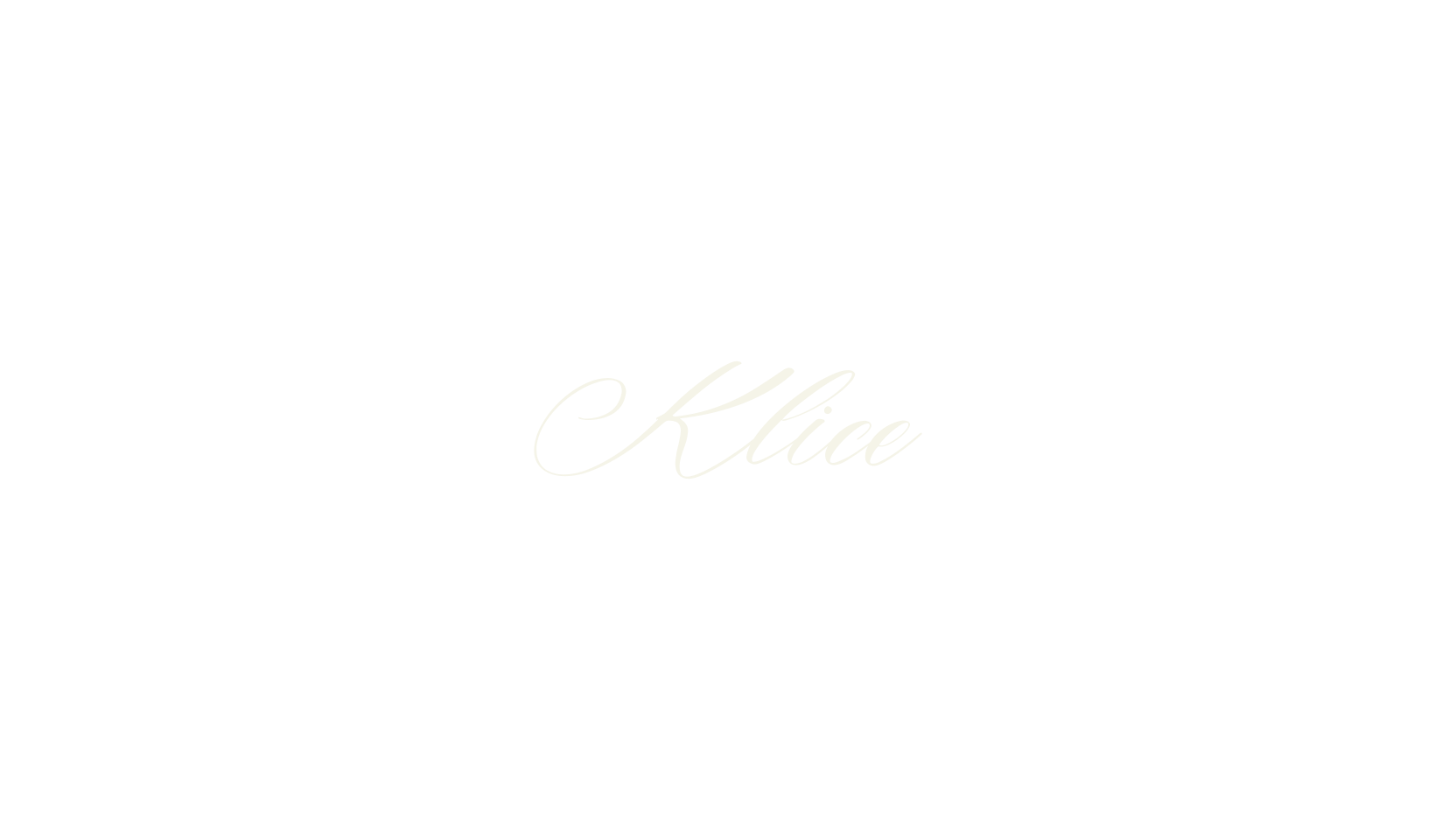 Klice, calligraphy font preview