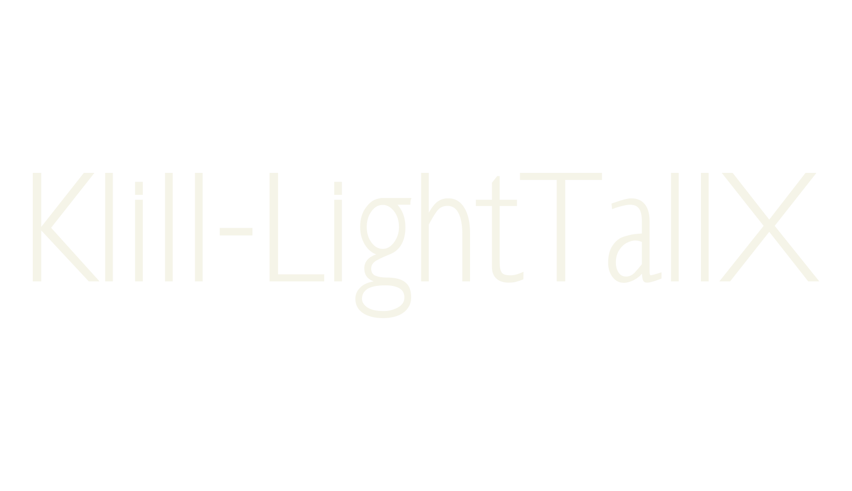 Klill-LightTallX, sans font preview