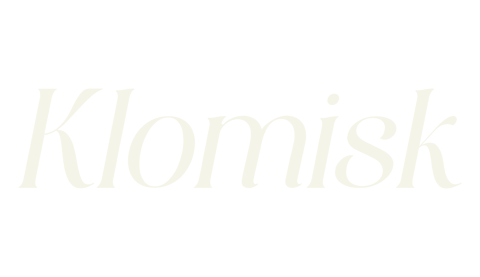 Klomisk, serif font preview