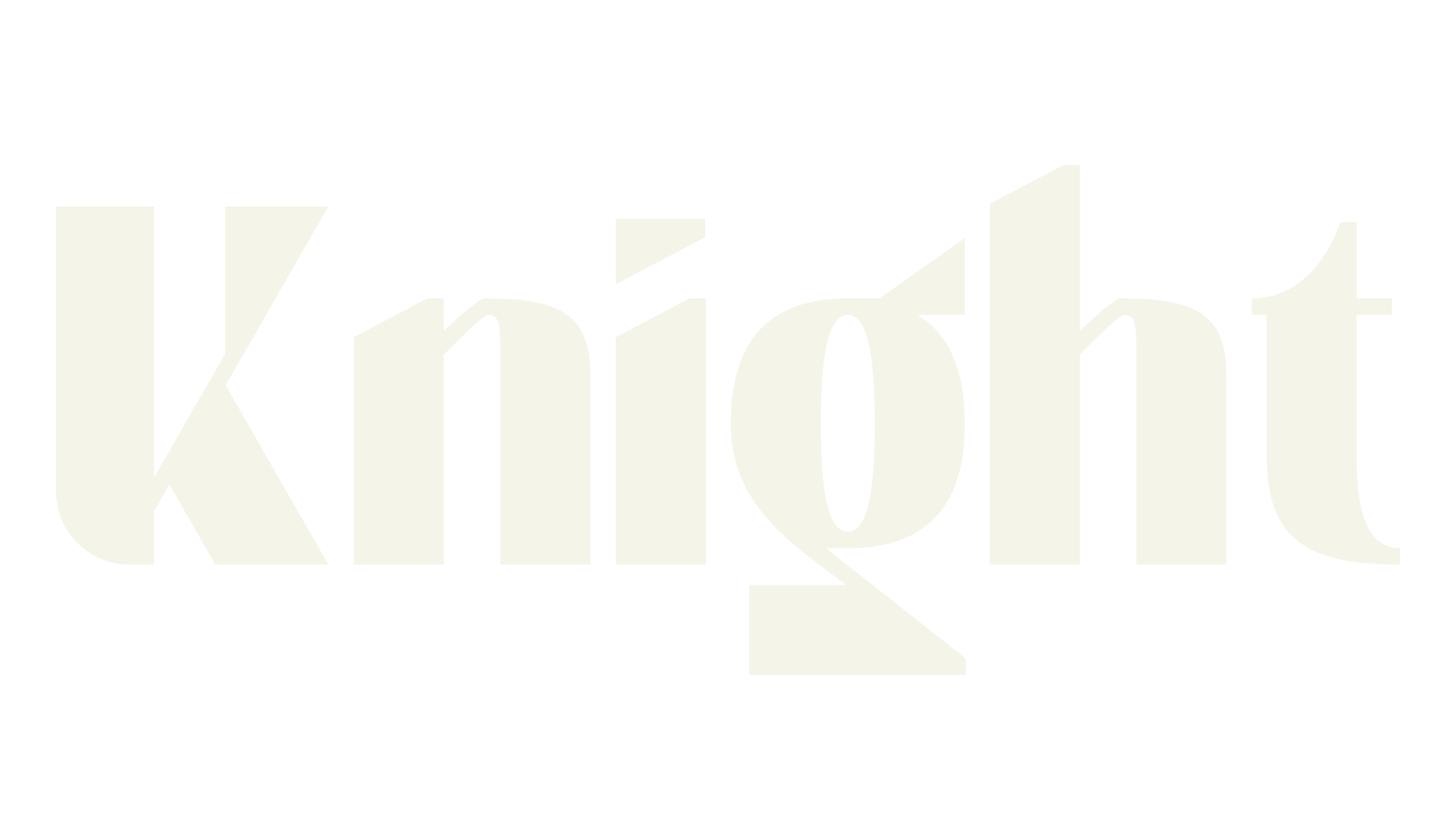 Knight, bold font preview