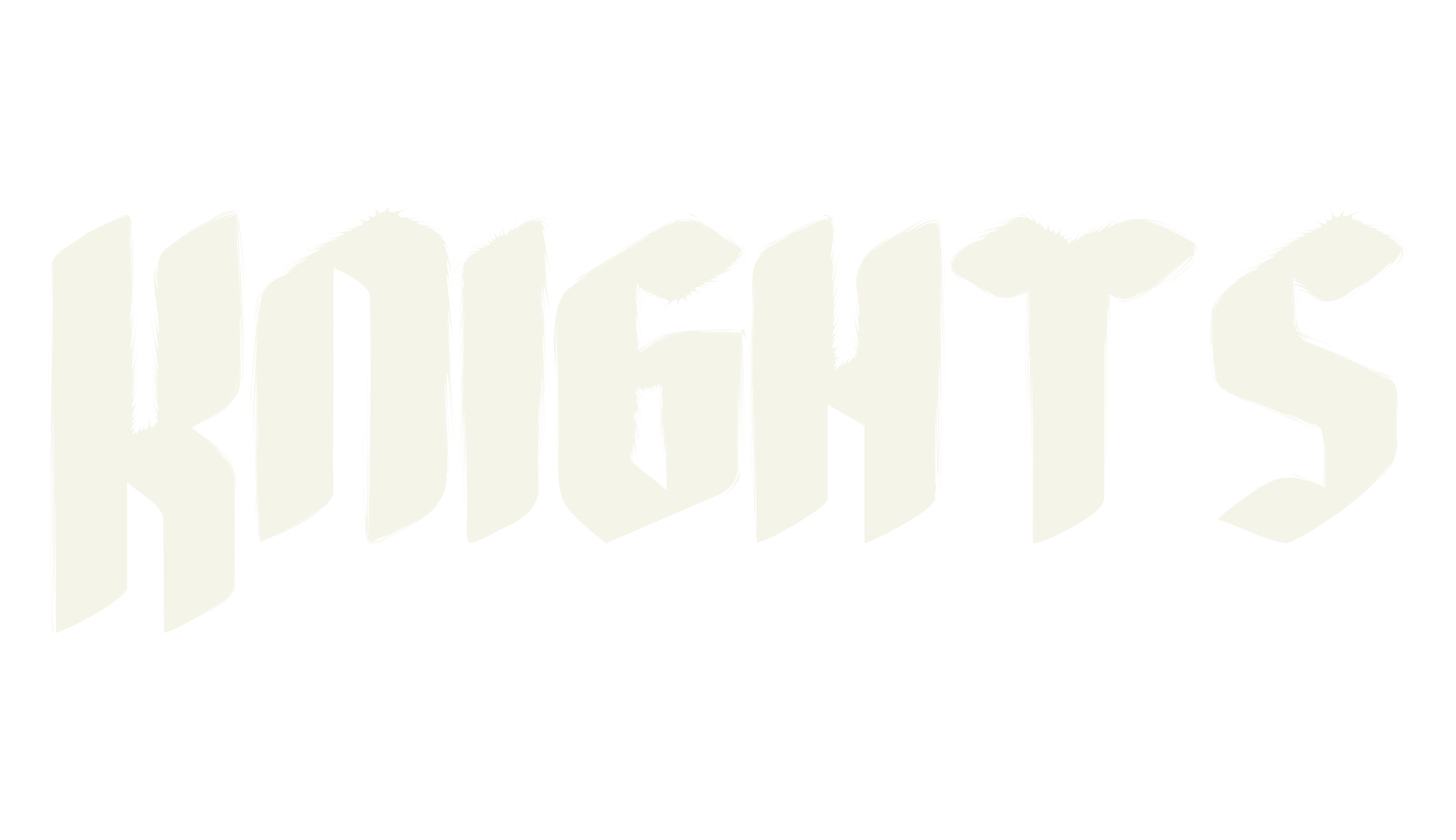 Knights, black metal font preview