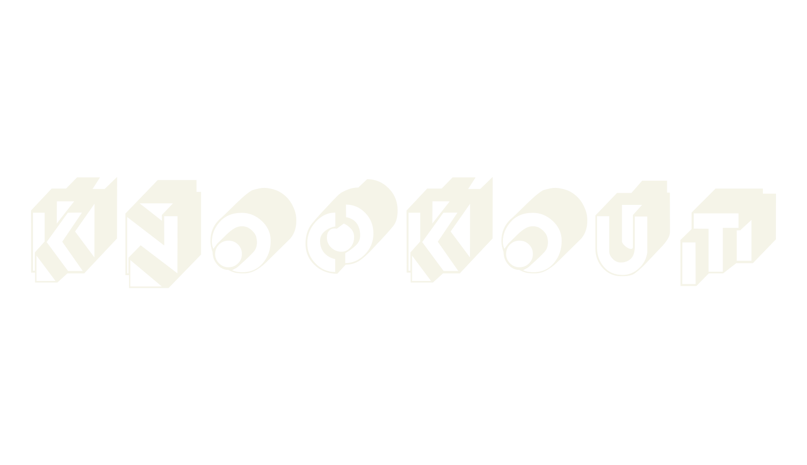 Knockout, display market font preview