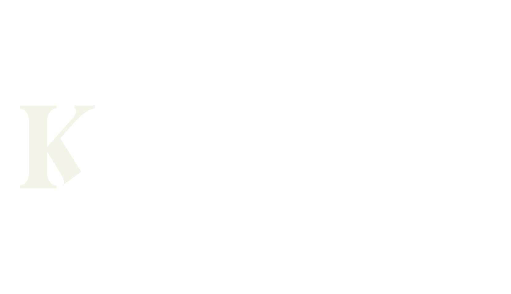 Kodney, letter font preview