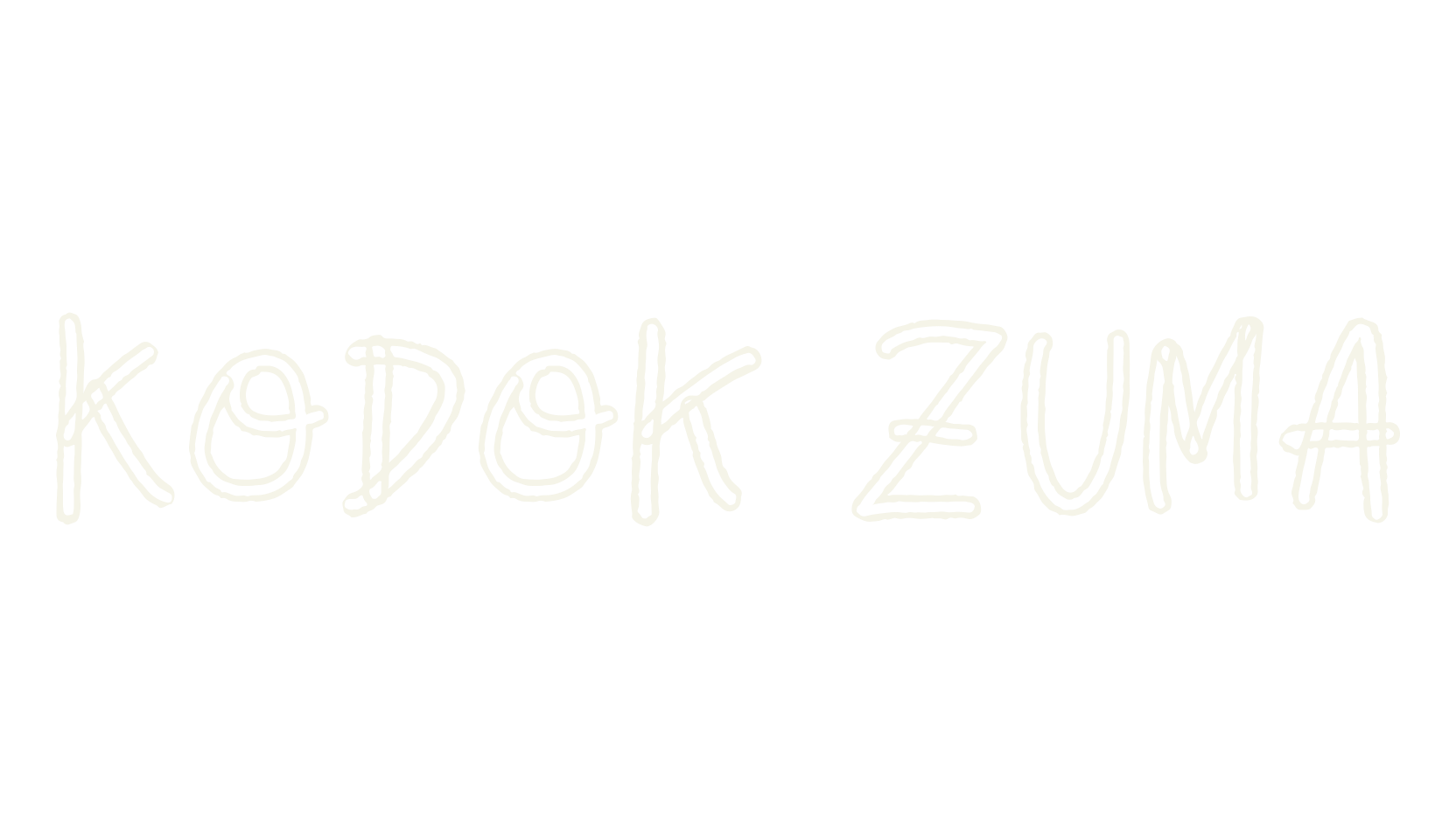 Kodok Zuma, cute font preview