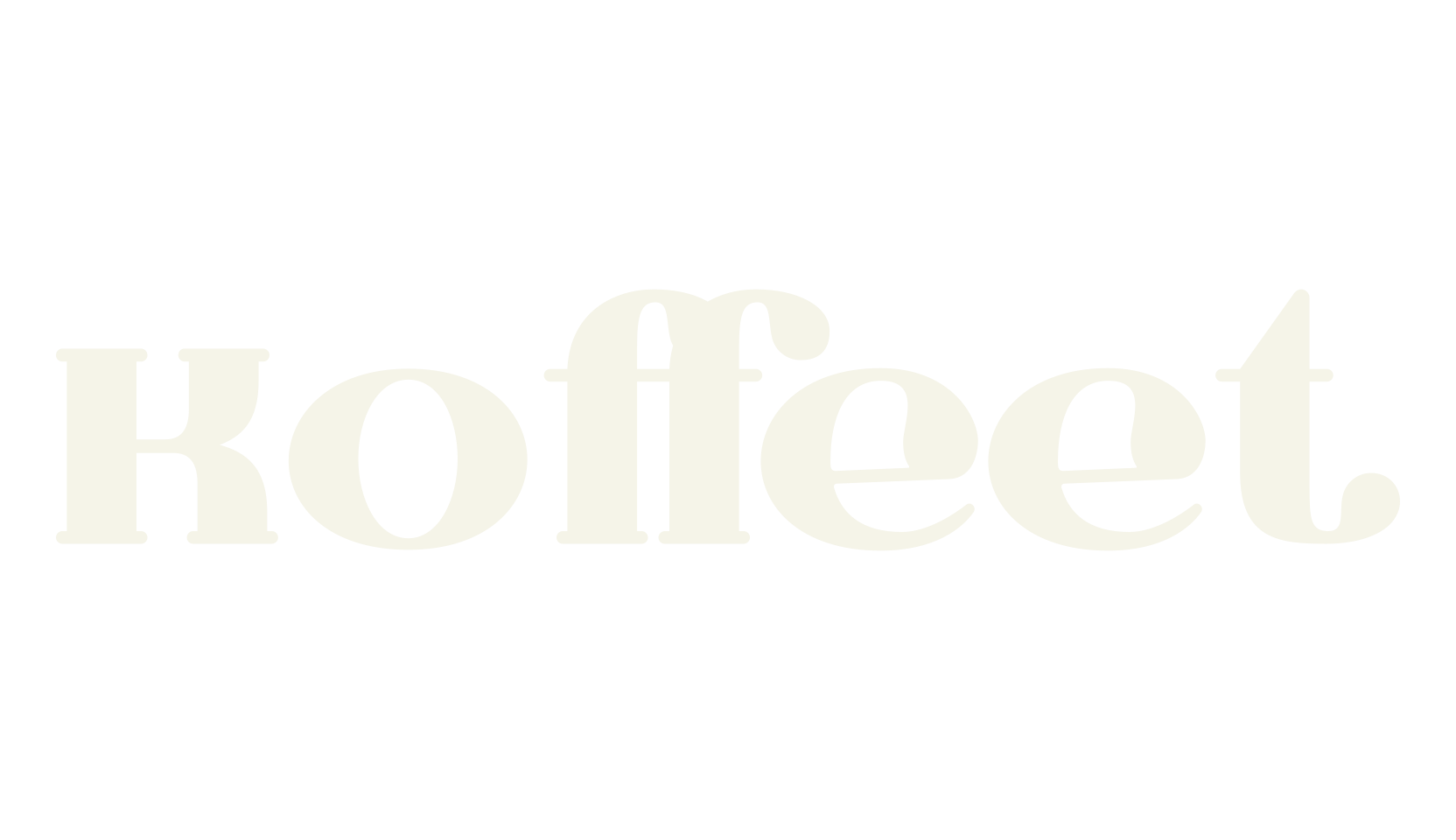 Koffeet, bold font preview