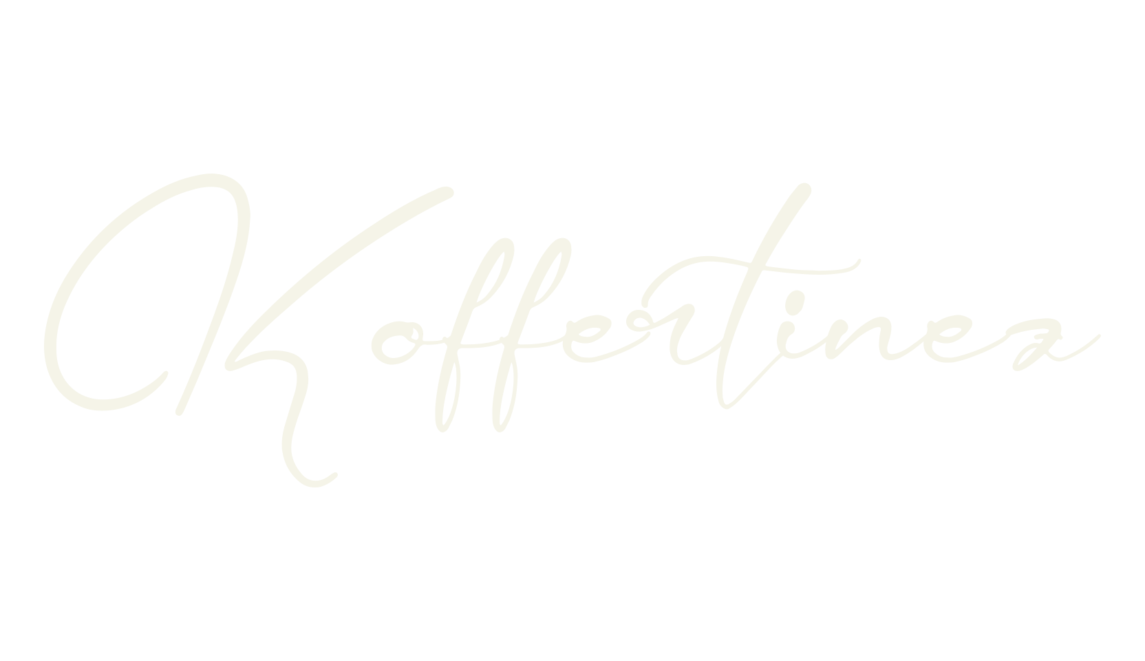 Koffertinez, script font preview