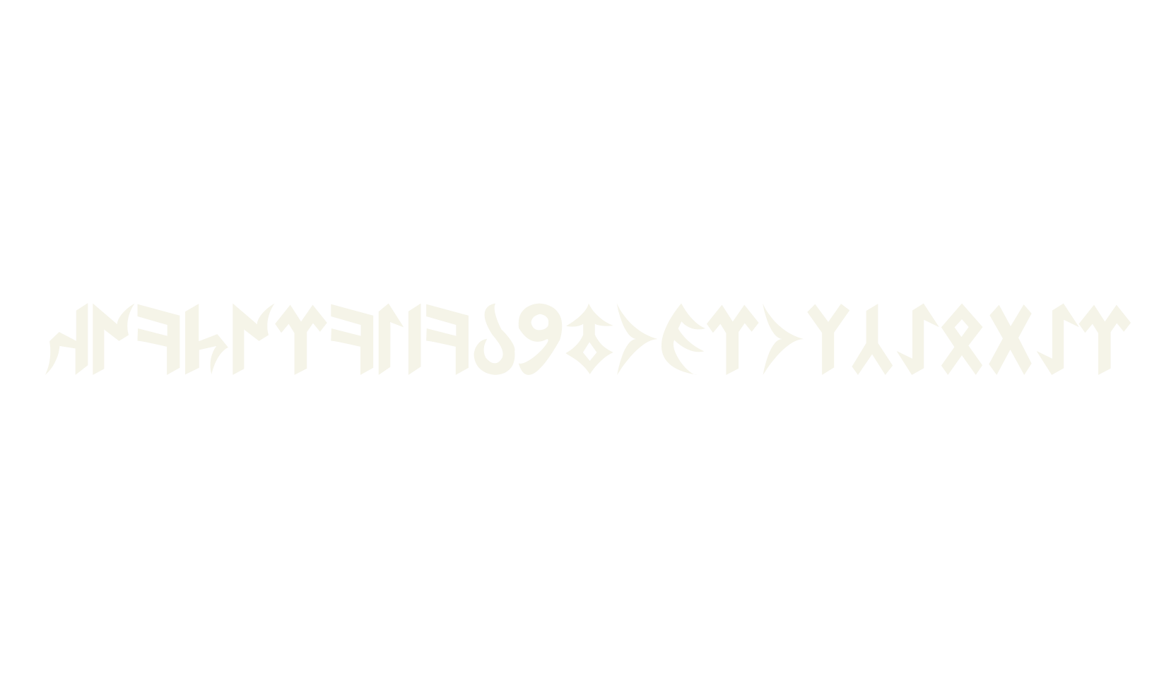 Köktürkish By Tugrul Çavdar, göktürk font preview