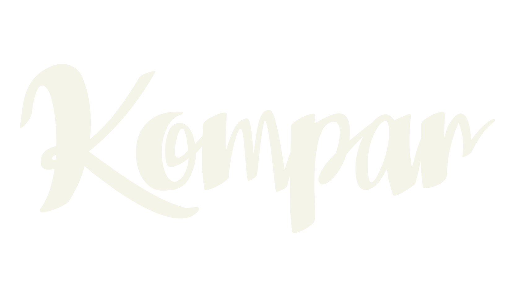 Kompar, fashion script font preview