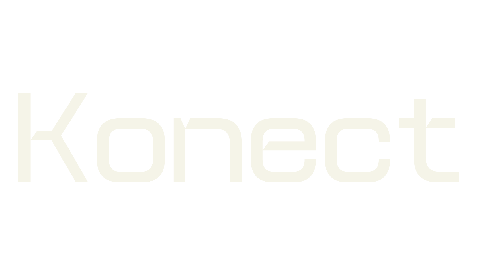 Konect, techno font preview