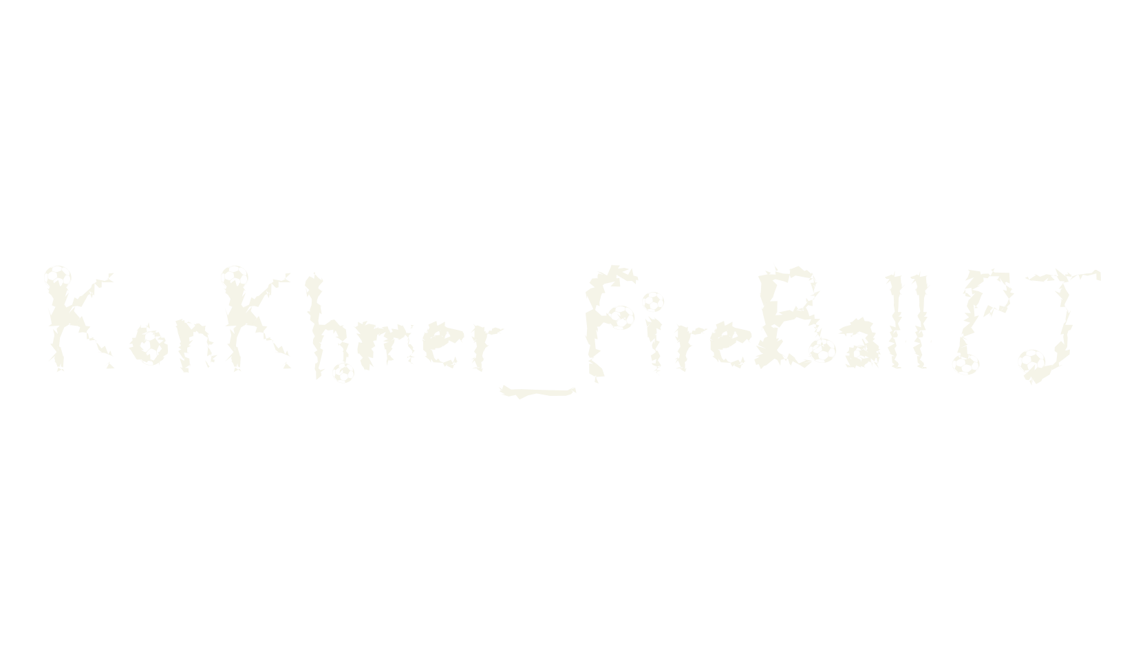 KonKhmer_FireBall PJ, display font preview