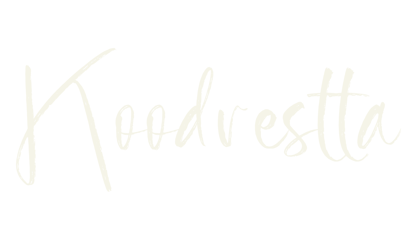 Koodrestta, script font preview