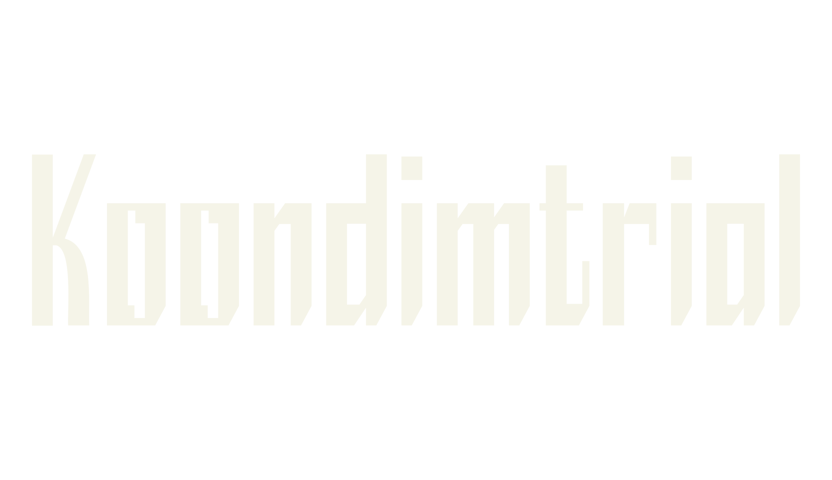 Koondimtrial, tattoo font preview