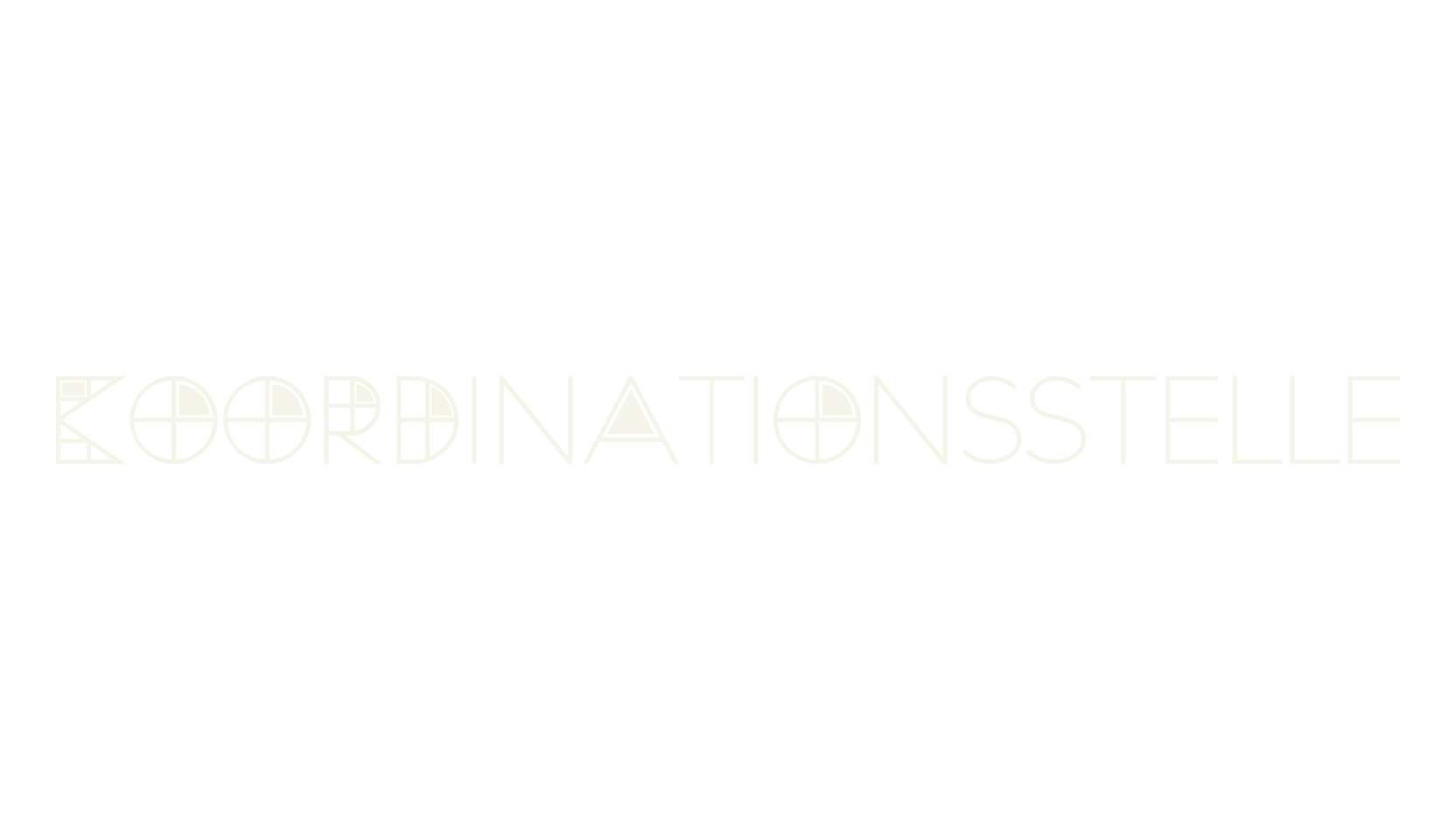 Koordinationsstelle, artistic font preview