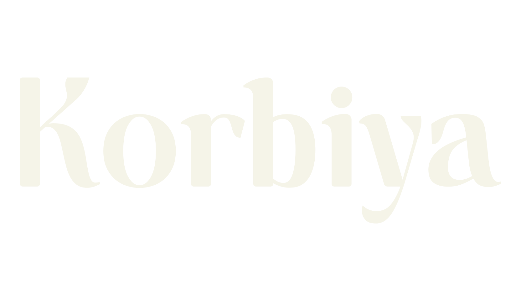 Korbiya, cool font preview