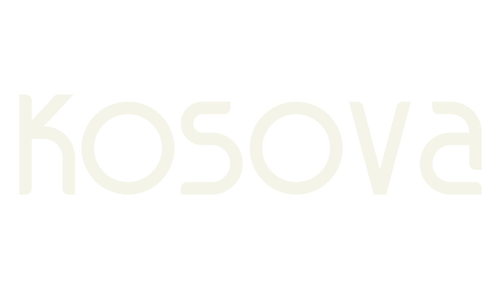 Kosova, modern font preview