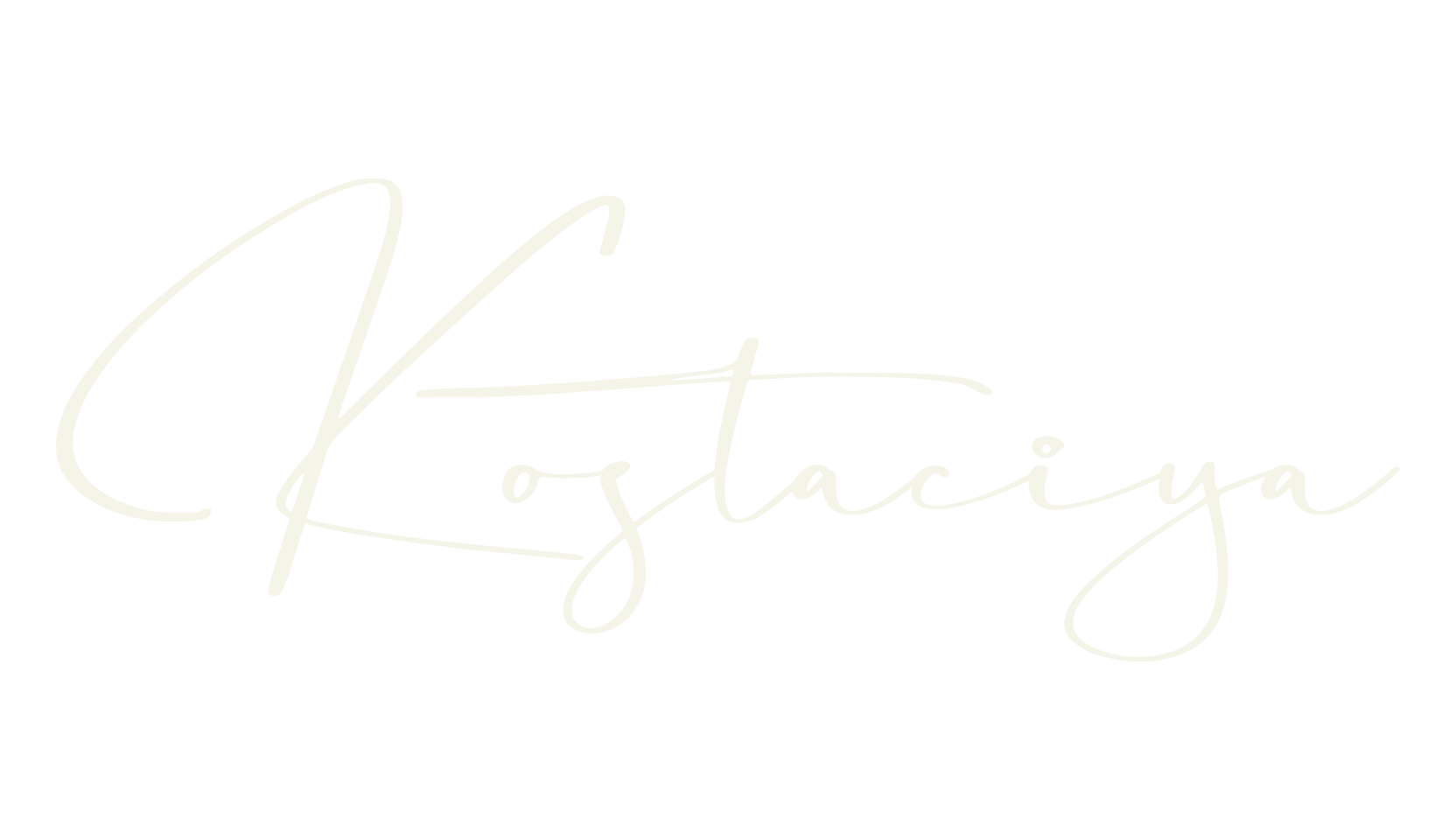 Kostaciya, watermark font preview