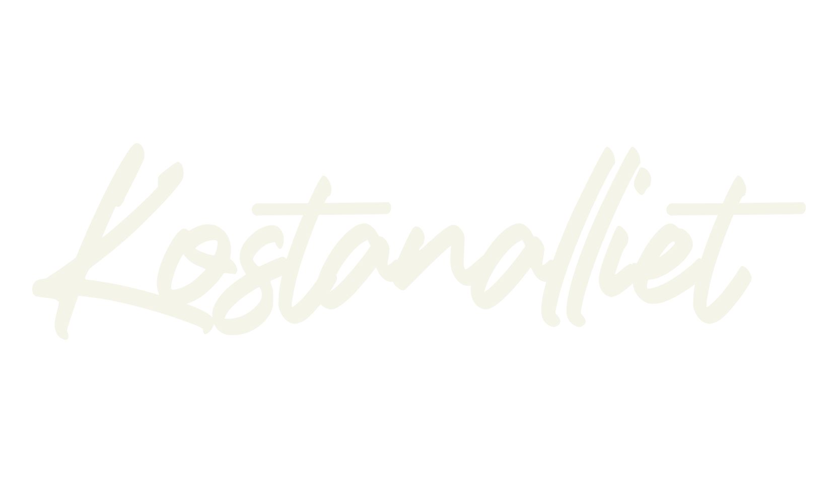 Kostanalliet, handwriting font preview