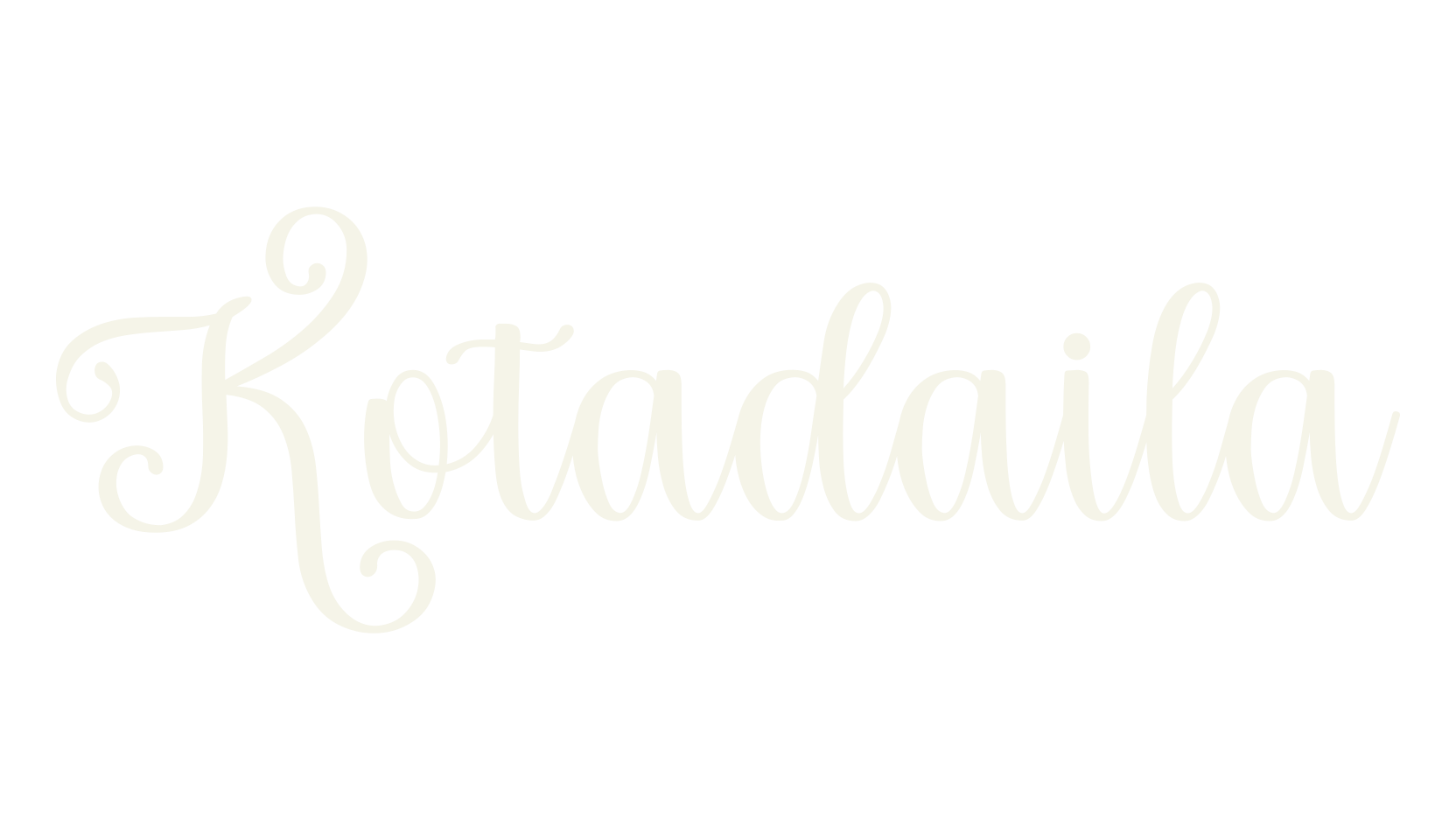 Kotadaila, t-shirt font preview