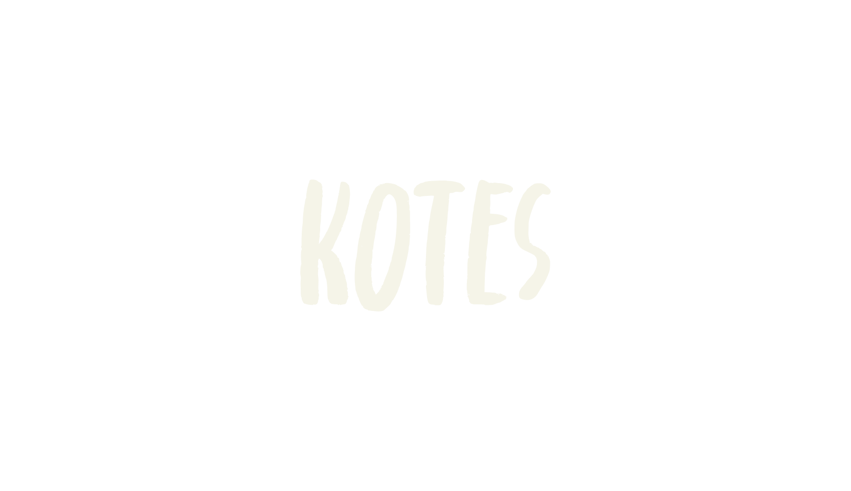 Kotes, handwriting font preview