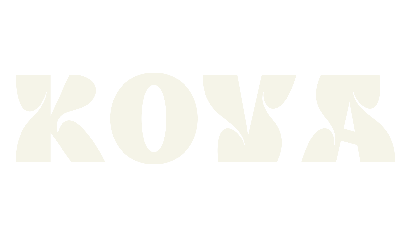 KOVA, art deco font preview