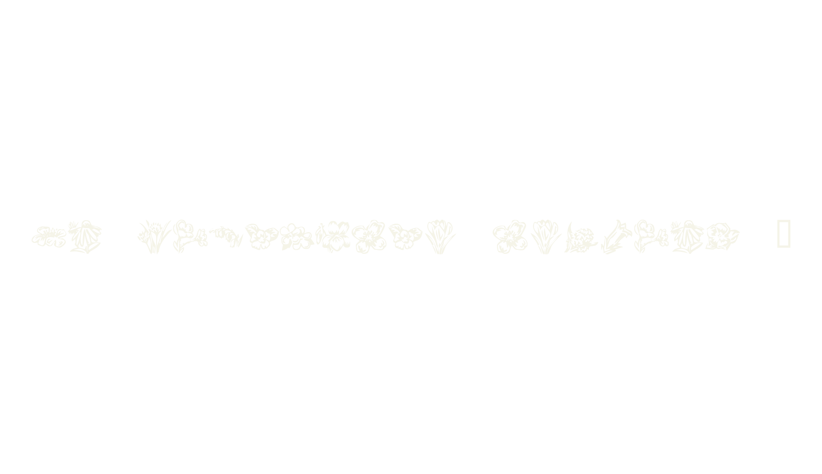 KR Beautiful Flowers 2, display market font preview