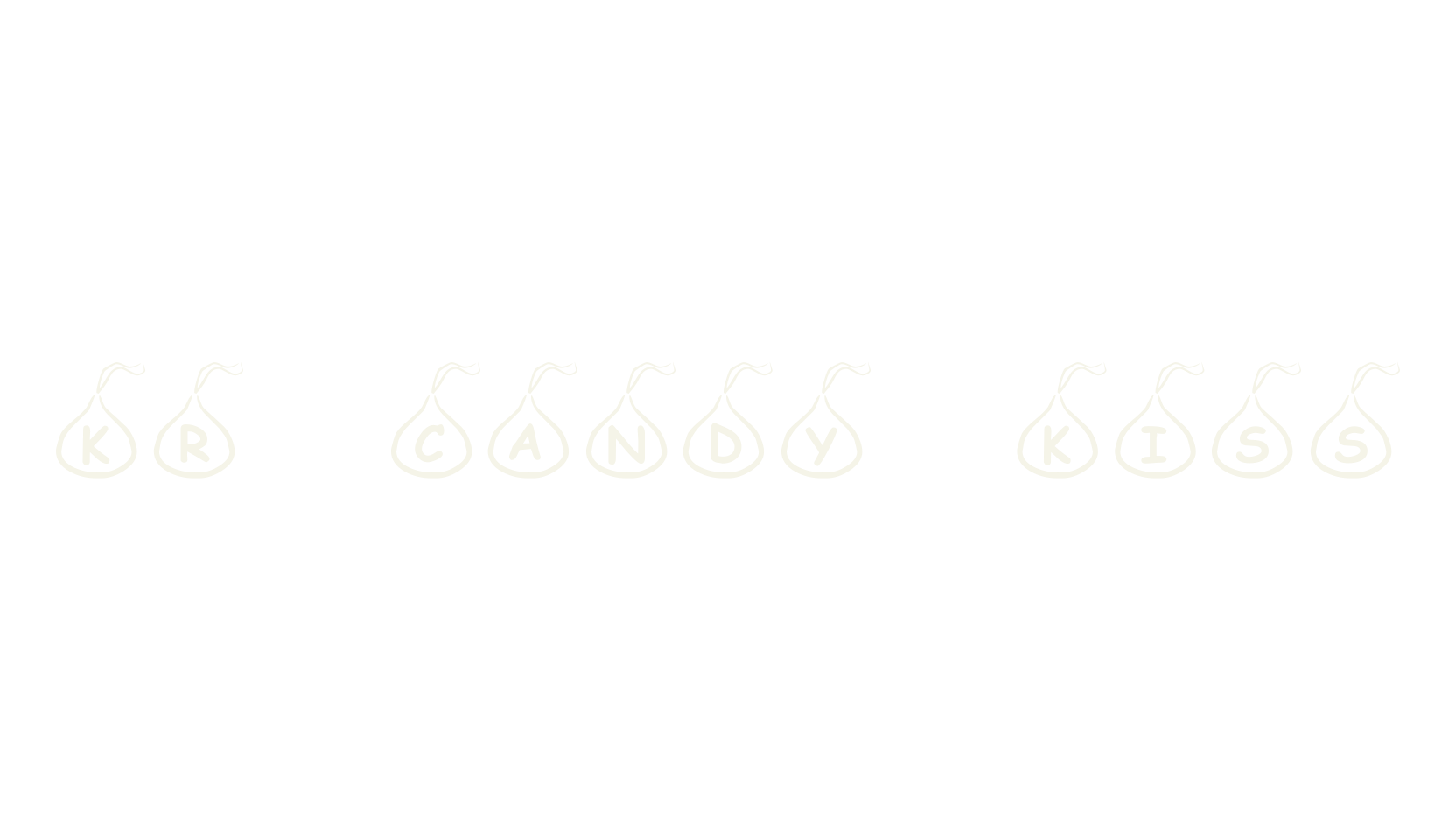 KR Candy Kiss, display market font preview