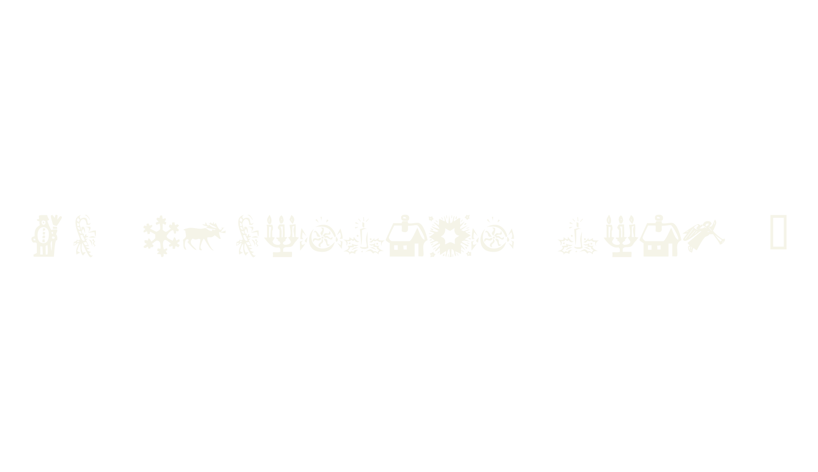 KR Christmas Time 2, display market font preview