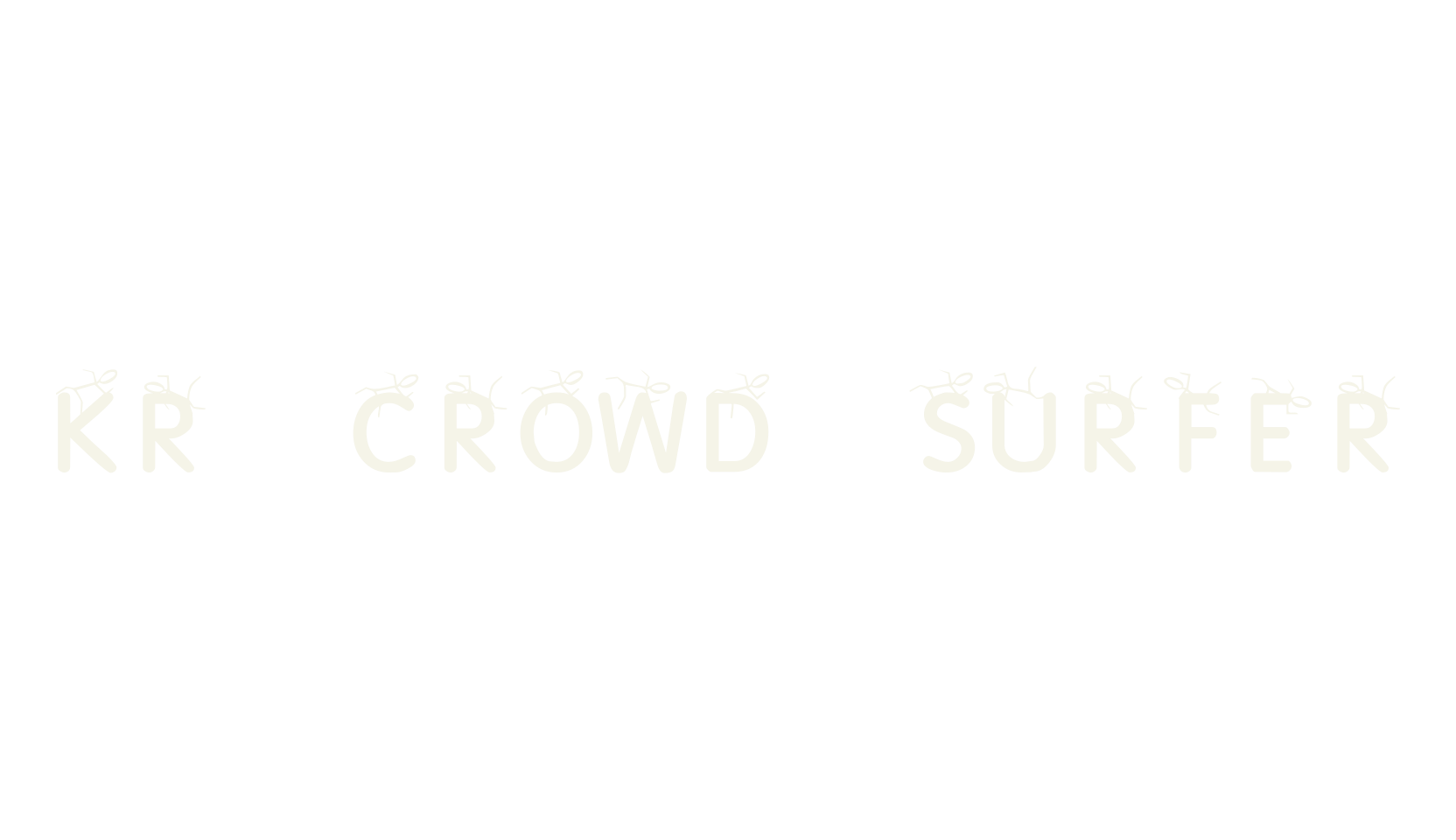 KR Crowd Surfer, display market font preview